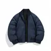 Chaqueta de aviador retro transfronteriza para hombre y mujer, otoño e invierno, cuello alto, algodón engrosado, corte holgado, versátil, cálida, chaqueta de trabajo, moderna