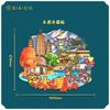 Ciudad Antigua de Dali, Yunnan, Galería Doble, Madera, Cultural, Creativo, Magnético, Creativo, Estéreo, Punto de Interés Turístico, Edificio, Imán de Refrigerador de Ciudad
