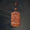 Pingente Ornamental Paisagístico de Pau-Rosa Venus Indonésio com Nuvens Auspiciosas, Peça Portátil em Estilo Chinês, Pingente Cultural para Brincar