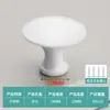 Moderno simples gaveta de cabeceira guarda-roupa armário móveis porta maçaneta redonda furo único liga de alumínio espacial pequena maçaneta