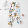 Pantalones de Pijama para Niños Coral Fleece con Forro Polar Otoño e Invierno Pantalones de Pijama para Casa Niñas Pantalones de Casa de Franela para Niños Grandes