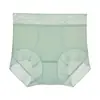 # 2347 # Calcinha de Renda Macia de Cintura Alta, Sexy Sem Costura, Controle Leve da Barriga, Alta Elasticidade, Calcinha Feminina Respirável, Estilo Mais Vendido