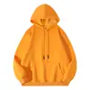 Nueva sudadera con capucha gruesa de forro polar de peso pesado transfronteriza de 360 g, color liso, unisex, serie de colores caramelo, versátil