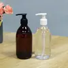 Spot 300ml Gel de Ducha para Mascotas Desinfectante de Manos Jengibre Marrón Champú Botella de Plástico para Mascotas Material PCR