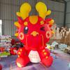Ano do Dragão desenho animado inflável desenho animado modelo inflável 2024 Ano do Dragão modelo inflável atividade mascote grande Ano do Dragão modelo inflável