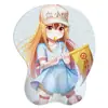 Alfombrilla de ratón 2B con diseño de belleza estereoscópico 3D, reposamuñecas de silicona, artículo periférico de anime