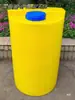 Cubo de Plástico para Piscina, Blanco, Amarillo, Azul 100/200L Cubo Dosificador de Químicos, Cubo Grueso para Mezcla de Químicos