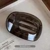 Presilha de bico de pato marrom de cachorro coreano, presilha elegante para coque torcido, presilha de cabelo volumizadora para a parte de trás da cabeça, acessório de cabelo de alta qualidade