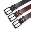 Cinturón de aleación nueva PU con hebilla de pasador transfronterizo para hombre, cinturón de moda Joker para hombres jóvenes y de mediana edad, cinturón para pantalones, fabricantes, venta al por mayor