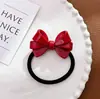 Faixa de Cabelo Versátil com Laço Retro Corda de Cabelo Bola de Joia Elástico para Rabo de Cavalo Alto Clipe Jacaré de Ácido Acético Acessórios de Cabelo Adorno de Cabeça