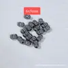 Cuentas espaciadoras de plata 999 vintage de Shanxi, anillos corredizos, accesorios de terrón de azúcar, adornos culturales y artísticos para DIY