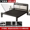 Cama de hierro forjado para dormitorio, cama con marco de hierro engrosado para vivienda de alquiler, uso doméstico, dormitorio principal, cama doble 1.6m 1.2m cama de hierro