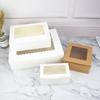 Blanco/Piel de Vaca 2/4/6/12 Caja Gemaifen Caja para Cupcakes Caja para Cupcakes Caja para Tartaletas Caja para Rollos de Papel