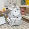 Mochila estilo coreano para chica dulce con bordado de estrellas, un diseño fresco y alegre, perfecta para el uso diario de chicas de secundaria y preparatoria, ya sea para la escuela o para ir de compras.