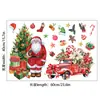 Amazon Nueva Decoración de Pared de Árbol de Navidad Pegatinas de Pared Feliz Navidad Atmósfera Festiva Dormitorio Pegatinas para el Hogar Papel Tapiz