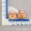 Copyright Oso Brillante Conejo Gato funda de teléfono DIY Clip para el pelo de gel de crema Caja de papelería Hebilla de zapato Accesorios de resina DIY