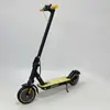 Patinete eléctrico de alta velocidad, 48V, amarillo, en stock, LED, frecuencia variable, plegable, de dos ruedas, para uso personal, patinete eléctrico pequeño