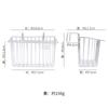 Pia rack de armazenamento 304 de aço inoxidável rack de pano de cozinha pia de armazenamento toalha de lavar louça lavatório parede cesto suspenso