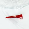 Grampo de cabelo de metal multicolorido simples, grampo de cabelo bico de pato, fofo, doce, coringa, grampo de cabelo quebrado, tendência da moda, acessórios de cabeça para mulheres