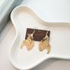 Brincos de Peixe Dourado Ocos Ocos Estilo Nacional Vintage Criativo Estilo Chinês Novo Estilo Chinês Estilo Exagerado Pintura Koi Brincos para Mulheres