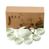 Juego de té Kung Fu de seis tazas con logo personalizado y tetera Xishi, juego completo en caja de regalo para eventos y como recuerdo