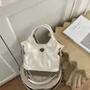 Bolsa de corrente com padrão de losangos para mulheres, novo modelo de verão 2026, bolsa de mão de luxo de alta qualidade para o dia a dia, bolsa de ombro e transversal tipo balde