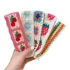 Diadema de lana tejida con tiras adhesivas, similar al estilo de Li Qin, cinta mágica para el cabello, adhesivo para flequillo, cinta mágica para usar en la ducha