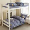 Novo Modelo 2025 Conjunto de Três Peças 100% Algodão para Estudantes Conjunto de Roupa de Cama Puro Algodão para Dormitório Estudantil