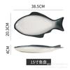 Estilo Japonês Borda Verde Criativa Estilo Simples Cerâmica Cerâmica Tigela de Arroz Macarrão Sopa Bowl Prato Prato Conjunto Combinando Prato de Peixe