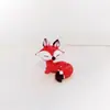 Ornamento de Animal Raposa Desenho Animado Fofo de Vidro Decoração de Vidro Estudo Sala de Estar Estilo Ins Presente Pequenos Enfeites