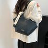 Sentido del diseño nicho cinta gran capacidad bolsa de viaje bolso tote 2025 nueva moda combinable simple bolso de hombro