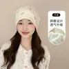 Jq Jingqi [Malla Transpirable] Gorro Postparto Otoño Algodón Puro Gorro de Maternidad con Bordado de Caballito Protección de Frente a Prueba de Viento para Todas las Estaciones