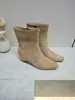 Botines de Gamuza Puntiagudos Estilo Nuevo 2026 para Mujer, Tacón de Cuña Oculto para Aumentar Altura Interior, Adelgazantes, Versátiles, Botas Altas Otoño/Invierno para Mujer