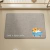 Nueva Alfombrilla de Suelo de Barro Diatomeas Dura de Secado Rápido para Baño, Alfombrilla Antideslizante Absorbente de Agua para Inodoro del Hogar, Alfombrilla de Baño a Prueba de Humedad