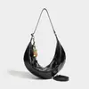 Bolsa Feminina de Design Exclusivo Grande Capacidade Outono/Inverno 2026 Nova Versátil Bolsa Lua Bolsa Bolinho Preguiçoso Moda Bolsa de Ombro