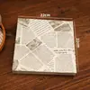 Almofada de Papel Absorvente de Óleo Comercial para Salgadinhos Fritos, Papel de Prato à Prova de Óleo para Pão, Papel Manteiga para Assar, Especial para Frango Frito na Cozinha