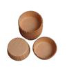 Tazas de Papel para Hornear Grandes a Prueba de Aceite Soportes de Papel para Rollo de Canela Tazas de Papel para Bizcocho de Queso Bagel Soportes de Papel para Pan Tostado