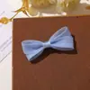 Estilo Coreano Versátil Doce Estilo Princesa Cor Sólida Laço DIY Presilha de Cabelo Presilha Lateral Prendedor de Rabo de Cavalo Acessórios para Sapatos e Meias