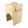 Caja de moxibustión de madera maciza caja de moxibustión para rodilla y articulación de la rodilla instrumento doméstico caja de moxibustión ahumada para piernas sub-aparato