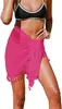 Verano comercio exterior Damas falda corta de gasa jaula playa chifón media falda cruzada Amazon Exterior Blusa para mujer traje de baño en stock