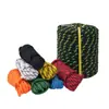 Cuerda de escalada con funda exterior de poliéster y núcleo interior de polipropileno, cuerda de seguridad para escalada en roca y alta montaña, cuerda estática para exteriores multicolor y multiespecificación