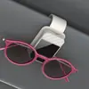 [Exclusivo para Mayoristas] Soporte Multifuncional para Boletos Clip para Gafas con Patrón de Fibra de Carbono para Parasol de Coche Almacenamiento de Gafas de Sol para Interior de Coche