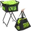Recogedor de pelotas de tenis, recogedor de pelotas de pickleball, carrito recolector de pelotas de tenis, herramienta conveniente para recolección de pelotas al aire libre, canasta recolectora de pelotas