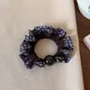 Versátil Scrunchie Plisado para el Cabello con Estampado Floral y Acabado de Alta Gama, Nuevo Accesorio para Cola de Caballo