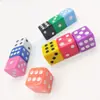 Acrílico novo material ABS 16mm cor canto quadrado dados conjunto Amazon dados acessórios de jogo de tabuleiro atacado