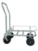 Vehículo de transporte de recolección multipropósito invernadero coche perezoso carrito para frutas y verduras agrícolas herramienta plegable portátil para coche