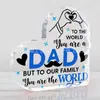 Nuevo Regalo Acrílico Transparente de Amazon para el Día del Padre Navidad Decoración de Escritorio para Sala de Estar Regalo para Papá