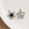 Nuevo Colgante de Aleación Microincrustado Accesorios para Joyería DIY Pulsera Collar Colgante de Joyería Estrella Luna Venta al por Mayor