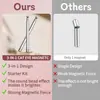 Set de Imanes para Uñas Ojo de Gato Populares Transfronterizo para Recoger Perlas de Vidrio, Ojo de Gato con Hilo, Herramientas de Uñas Ojo de Gato con Forma de Corazón Venta al por Mayor