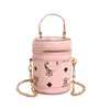 Bolso cubeta mini nuevo y creativo, bolso accesorio infantil moderno y versátil, bolso de mano de princesa elegante, bolso cruzado